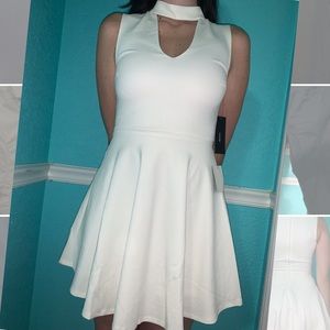 Lulus white skater dress